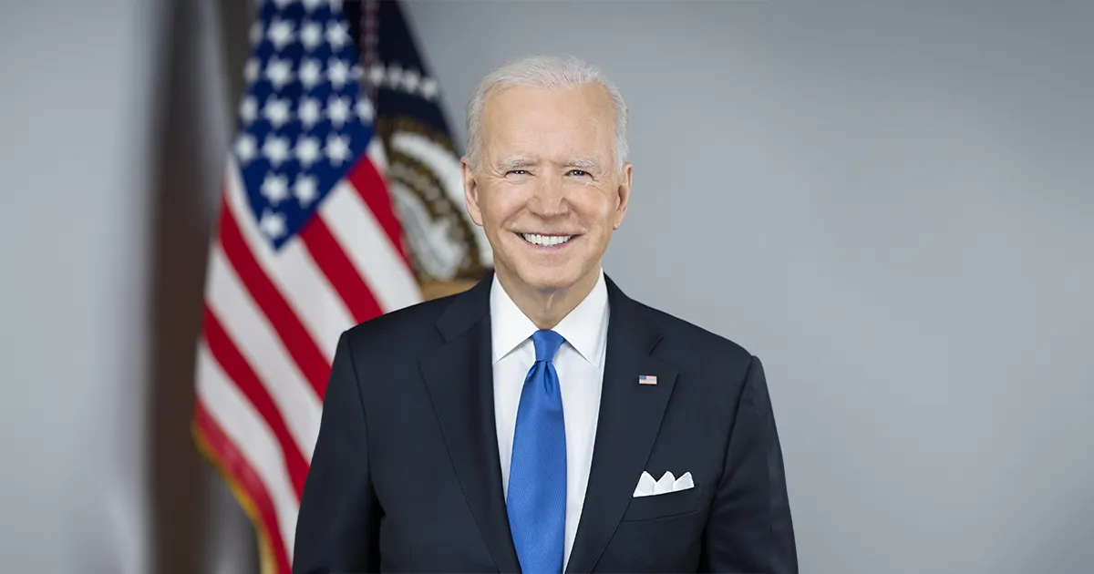 Photo portrait de Joe Biden lors de sa campagne présidentielle 2024.